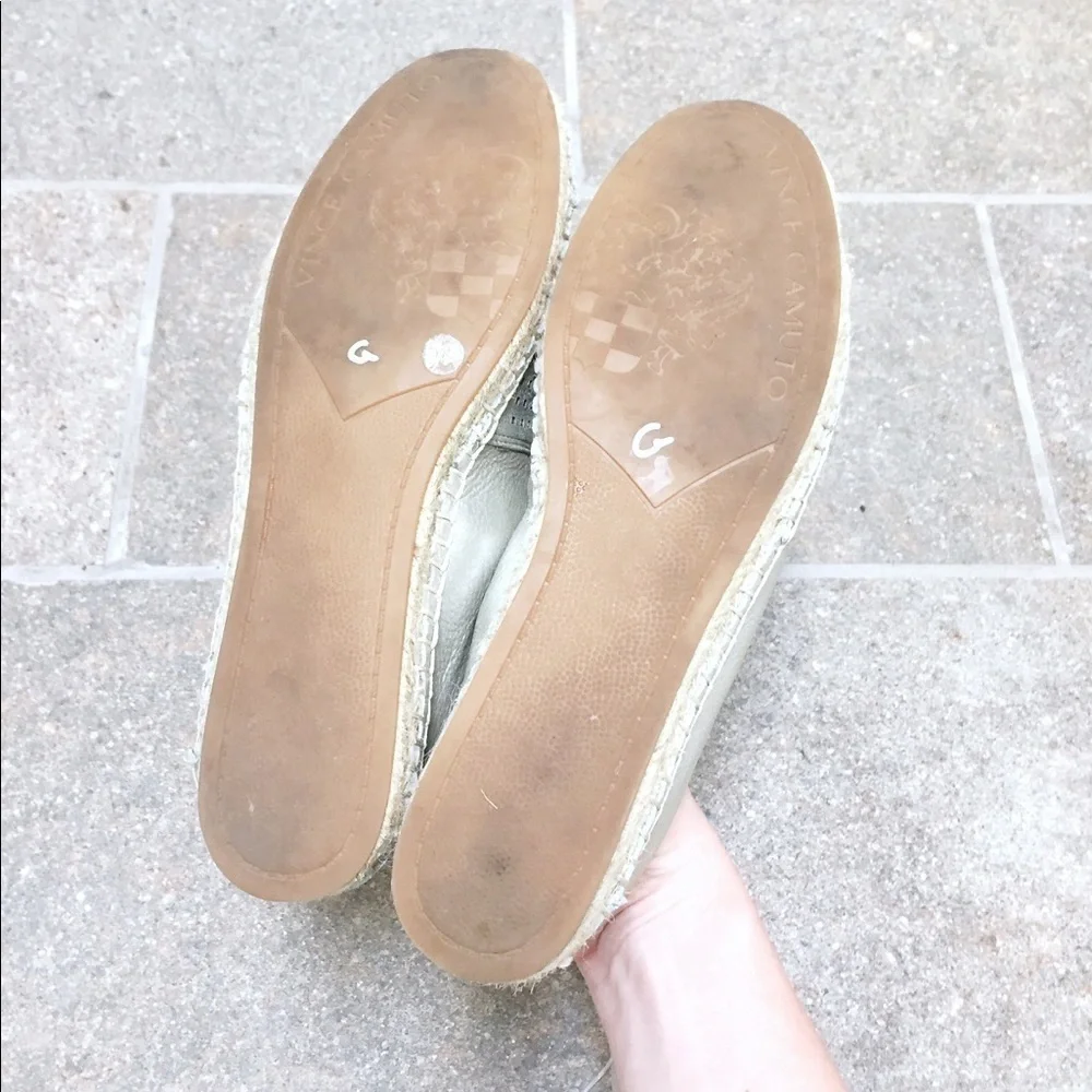 Vince‎ Camuto Silver Dandee Espadrille Shoe